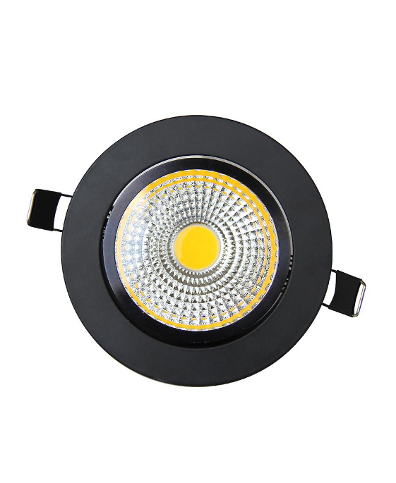 Submersible lamp, 3 inch, 7 candle, with black frame
