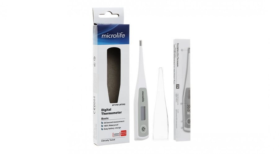 ترمومتر رقمي لقياس درجة الحرارة من الفم بعد 30 ثانية من ميكرولايف - Microlife MT500 Digital thermometer