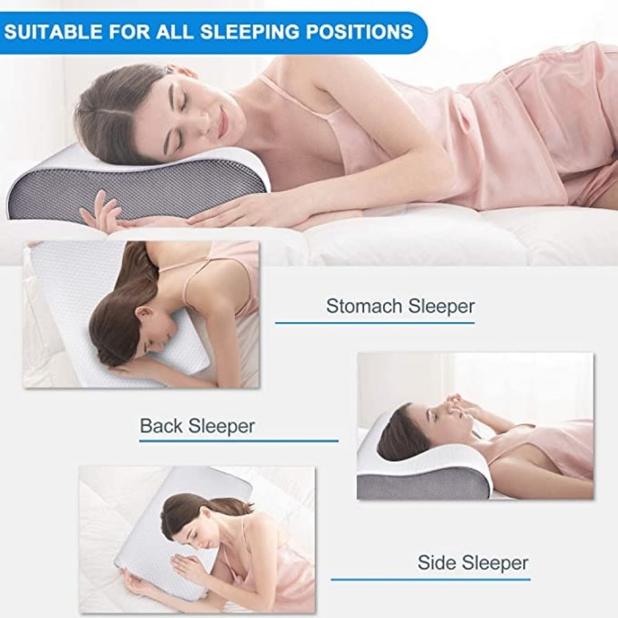 وسادة منحنية الشكل ميموري فوم ماي ريست - MEMORY FOAM Contour Pillow