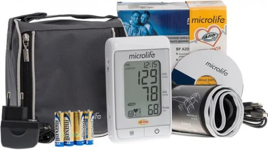 جهاز قياس ضغط الدم لمرضى الرجفان الاذيني من ميكرولايف - Microlife BP A200 AFIB