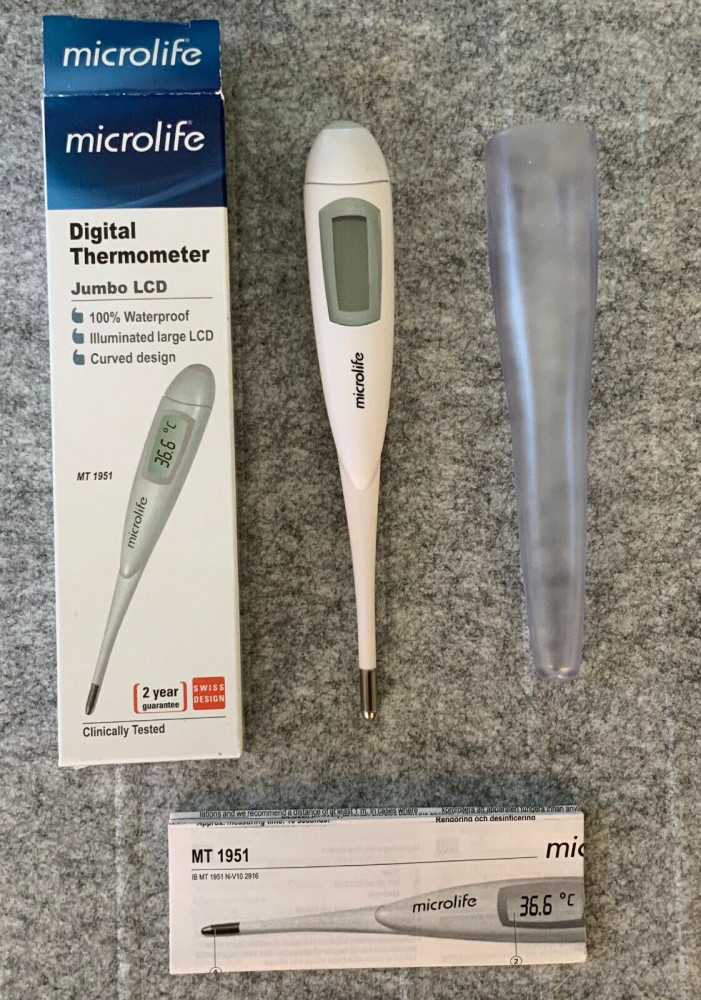 ترمومتر رقمي لقياس درجة الحرارة من الفم بعد 10 ثوانى من ميكرولايف - Microlife MT1961 Digital thermometer