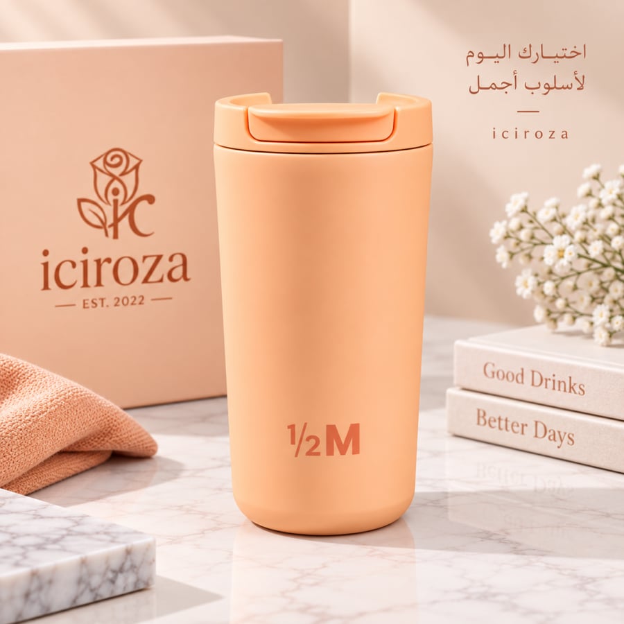 كوب الصيف برتقالي