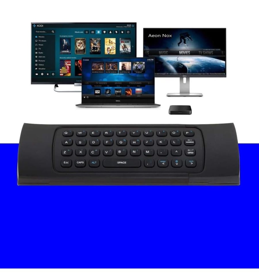 ريموت شامل جهاز تحكم عن بعد سمارت عالمية مع لوحة مفاتيح ذكي لتلفزيون TV اندرويد ، كمبيوتر ، اللابتوب وغيرها من الاجهزة الحديثة