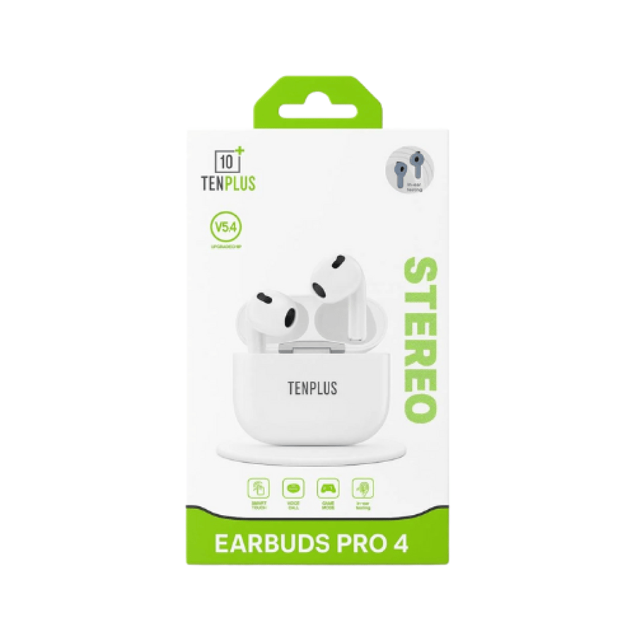تن بلس سماعة لاسلكية Earbuds Pro 4 بتقنية بلوتوث 5.4