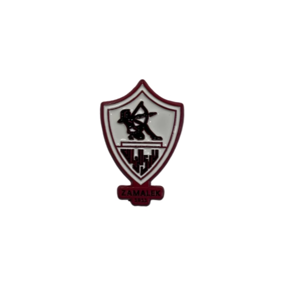 ملصق حديد شعار نادي الزمالك المصري