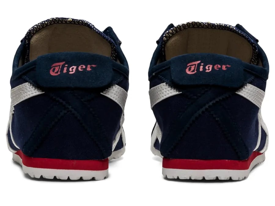 شوز اونتسوكا تايقر/MEXICO 66 SLIP-ON-لون NAVY/OFF-WHITE
