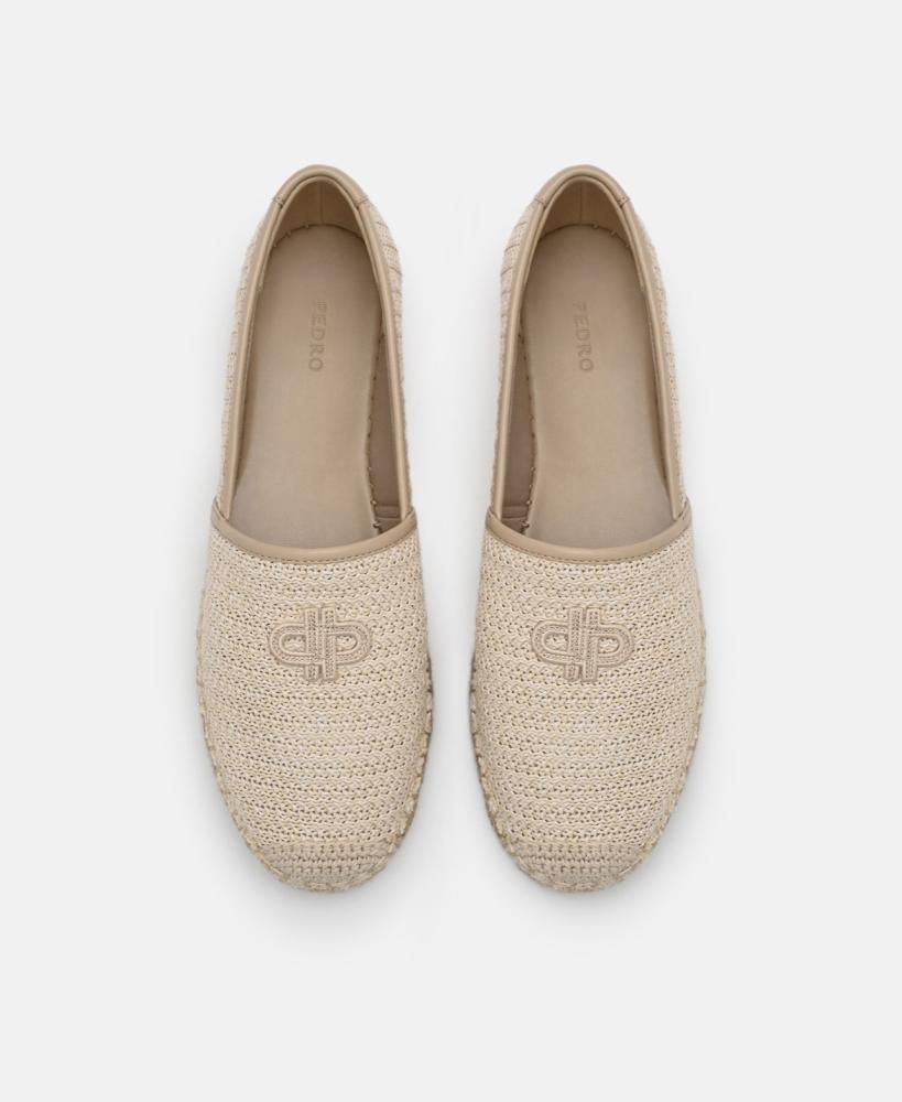 شوز بيدرو/لون Nude Raffia