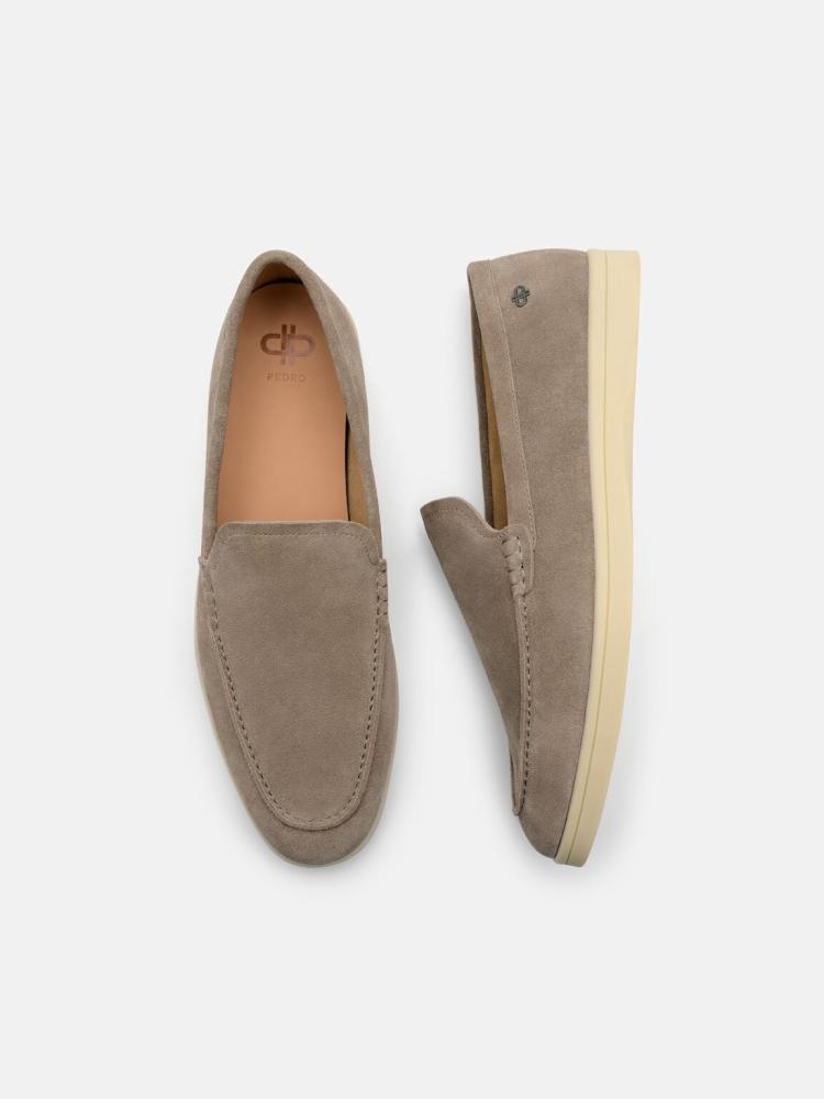 شوز بيدرو رجالي/لون Dark Taupe Suede
