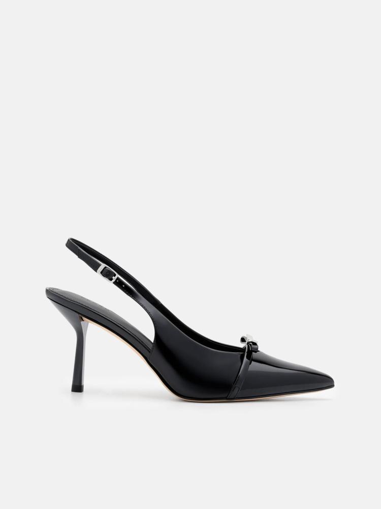 كعب بيدرو/لون  Black Patent