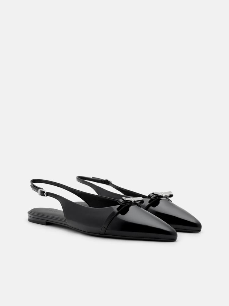 شوز بيدرو/لون Black Paten