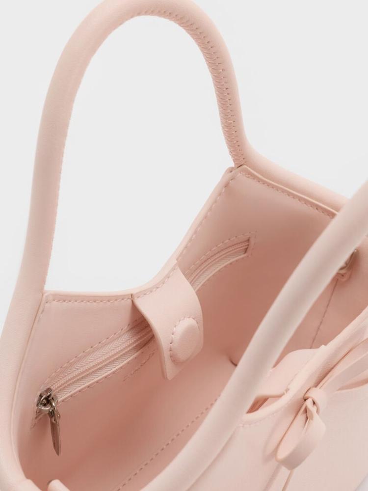 شنطة تشارلز اند كيث/مقاس سمول-اللون :  Soft Pink