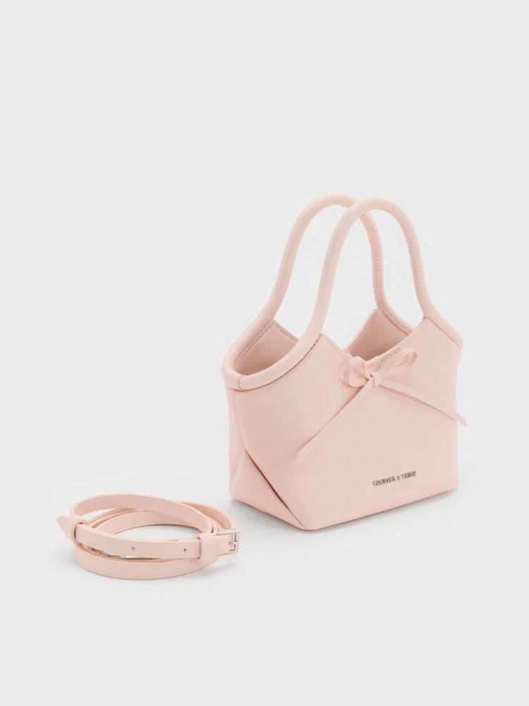 شنطة تشارلز اند كيث/مقاس سمول-اللون :  Soft Pink