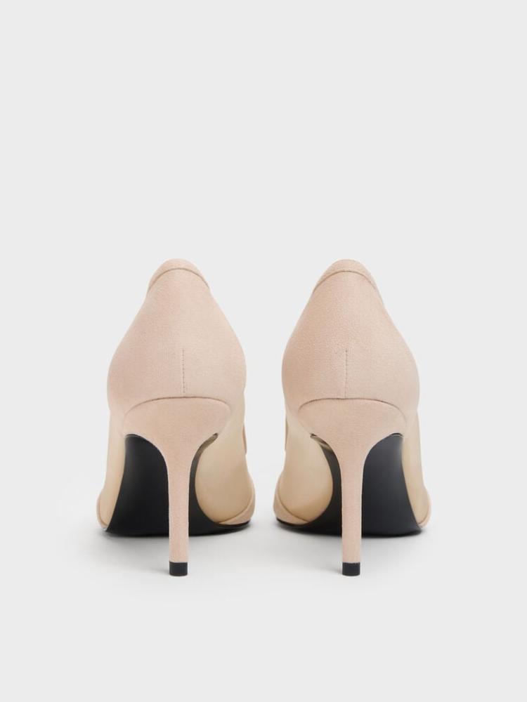 كعب تشارلز اند كيث/لون Beige