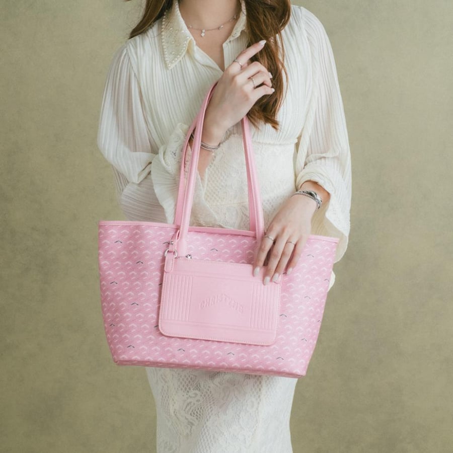 Christyng bag, large size, Baby Pink color