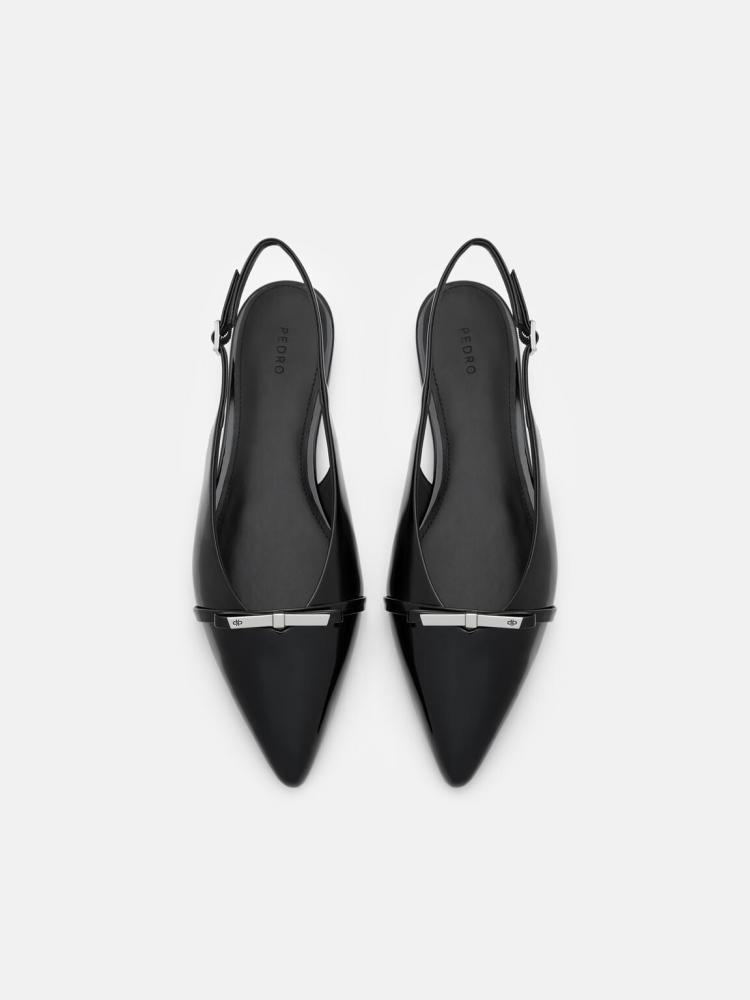 شوز بيدرو/لون Black Paten