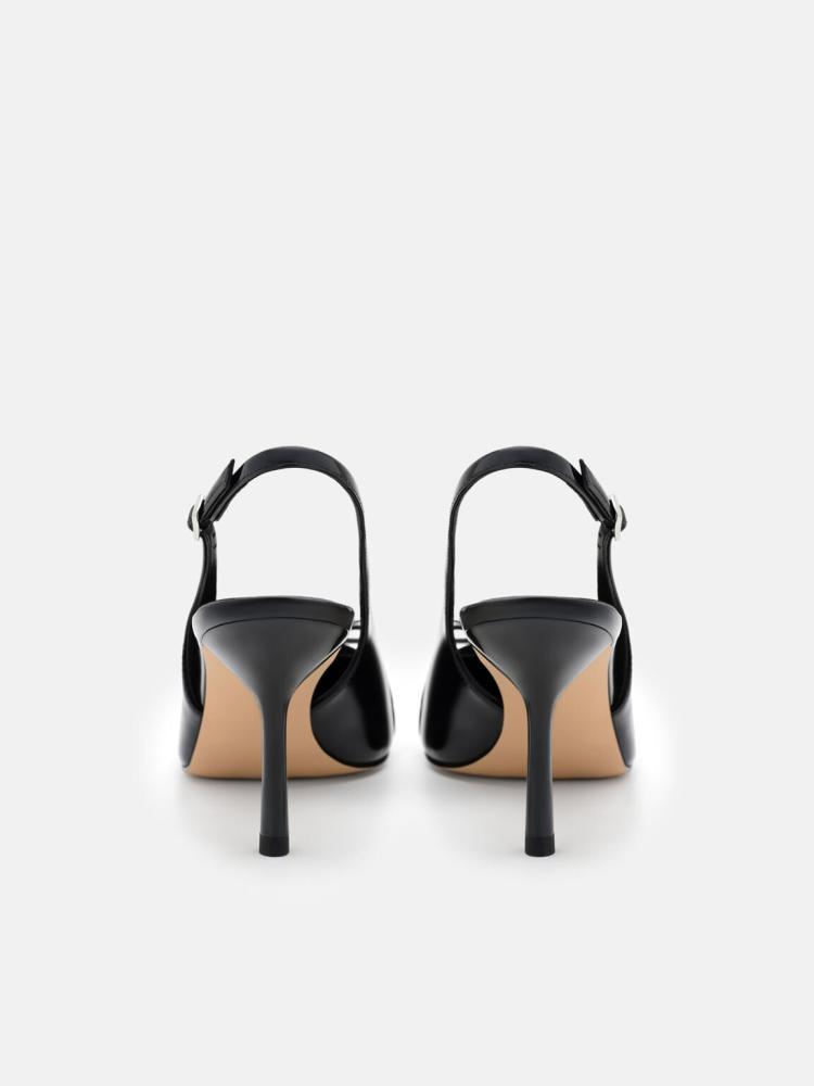 كعب بيدرو/لون  Black Patent