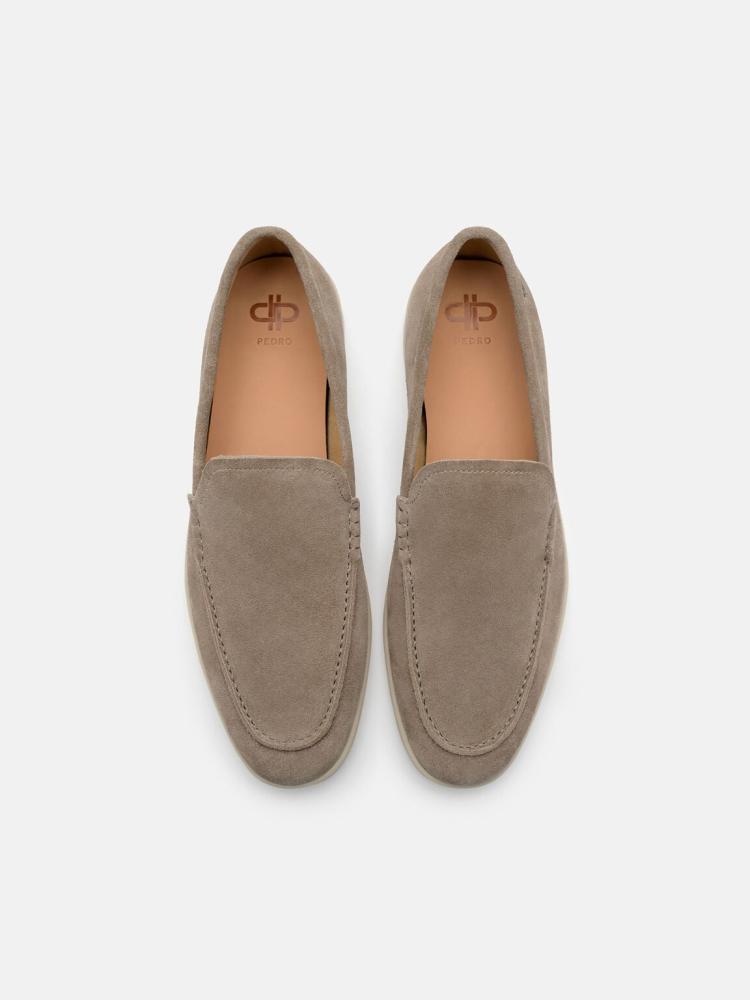 شوز بيدرو رجالي/لون Dark Taupe Suede