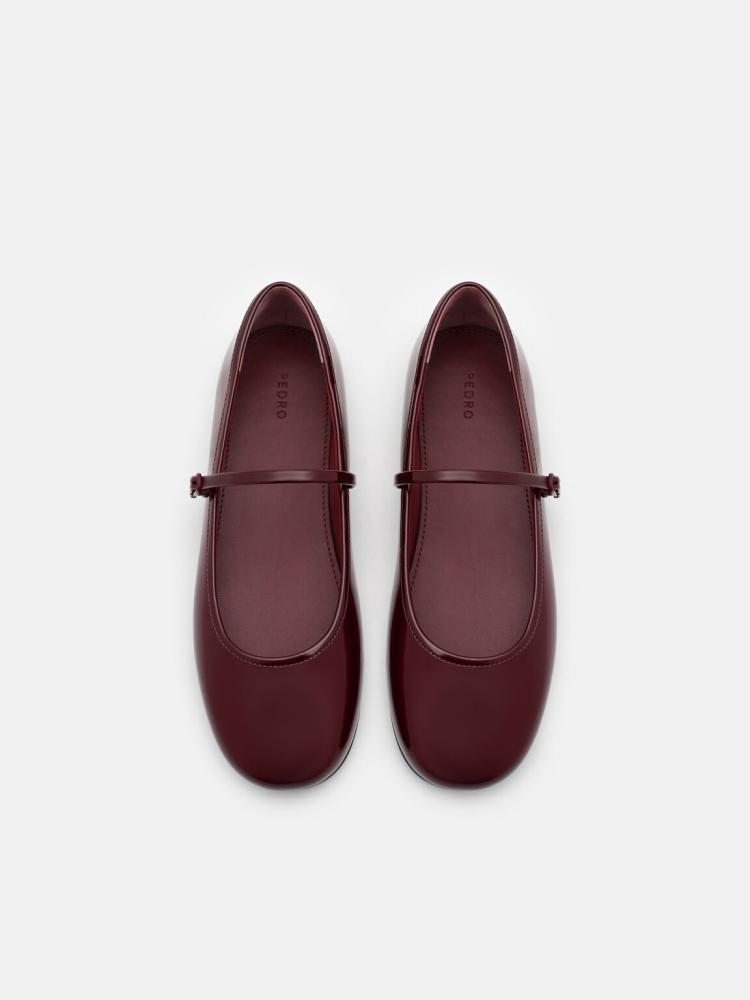 شوز بيدرو/لون Burgundy