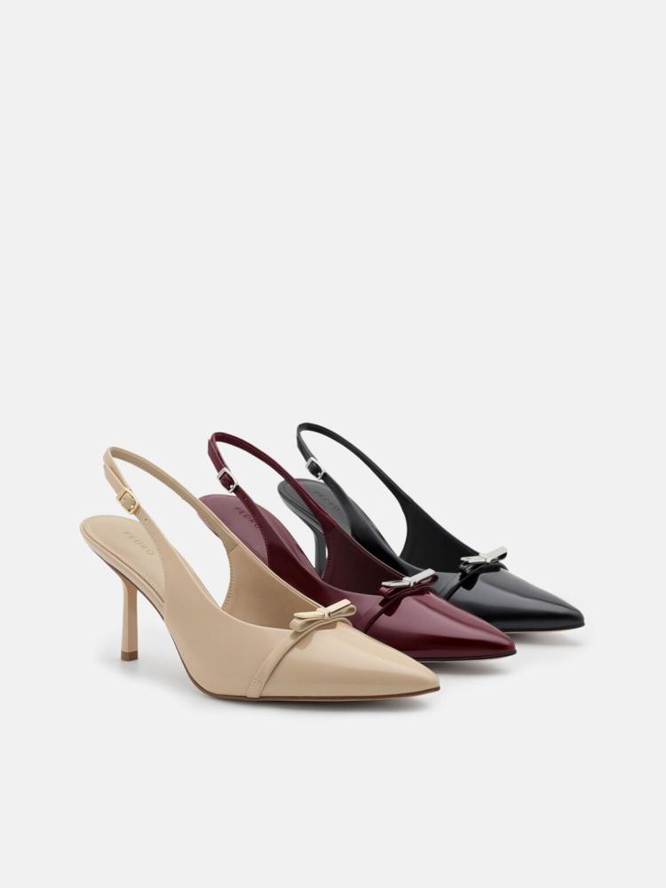 كعب بيدرو/لون  Black Patent