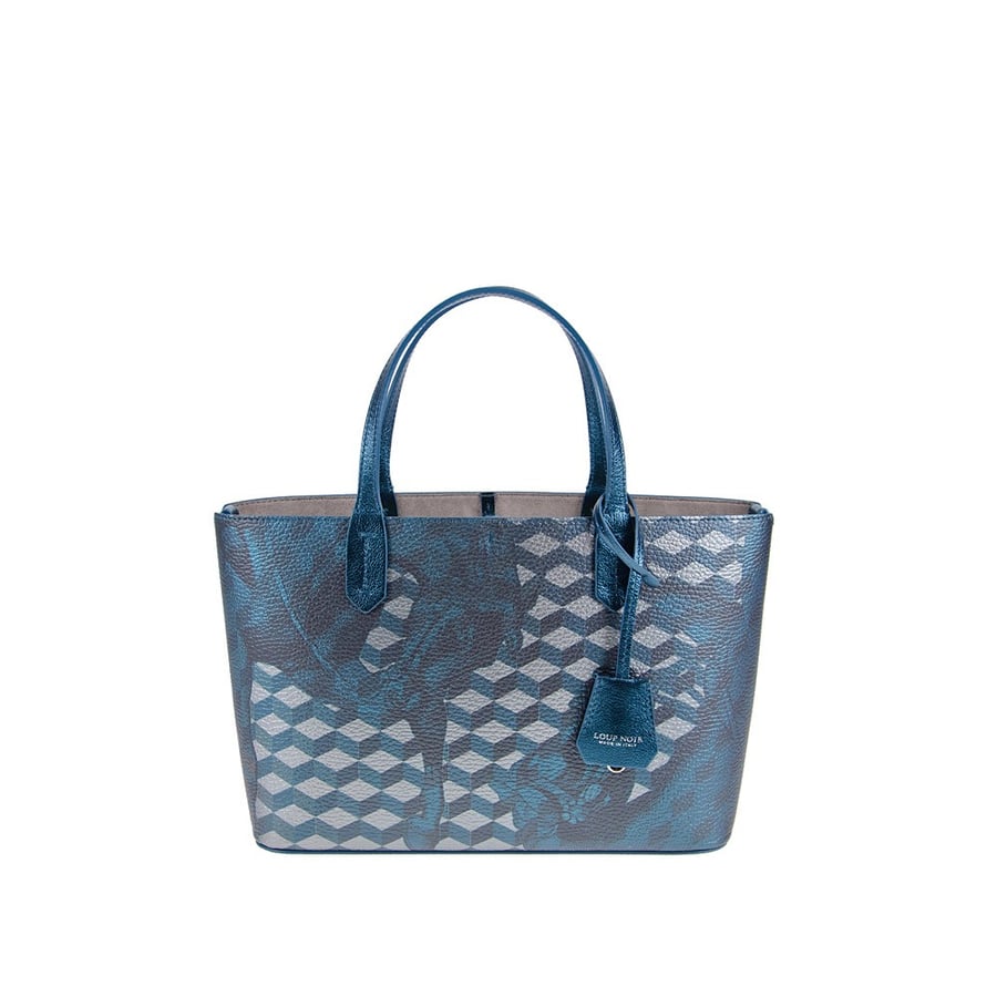 Lob Noir Bag / Mini Shopper - Petrol Met