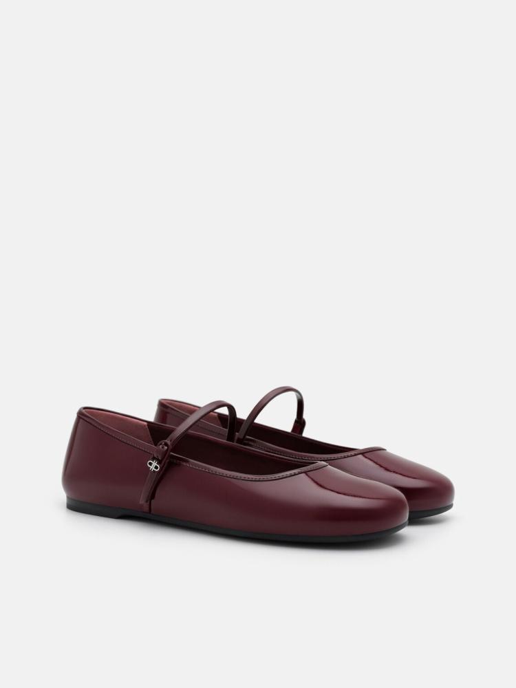 شوز بيدرو/لون Burgundy