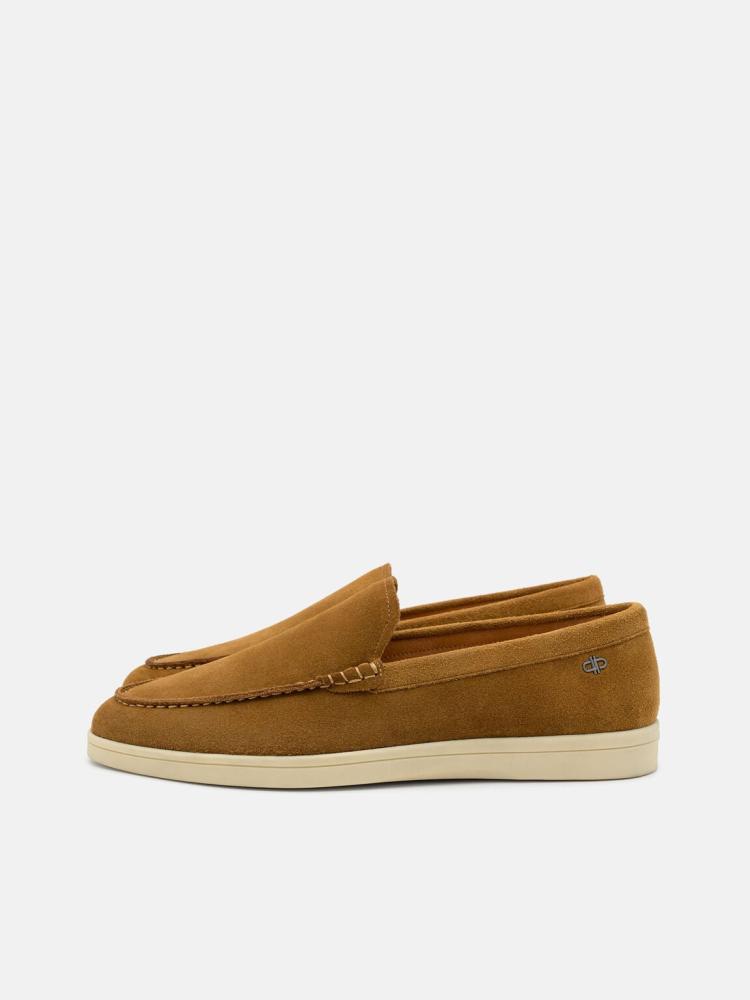 شوز بيدرو رجالي/لون Dark Camel Suede