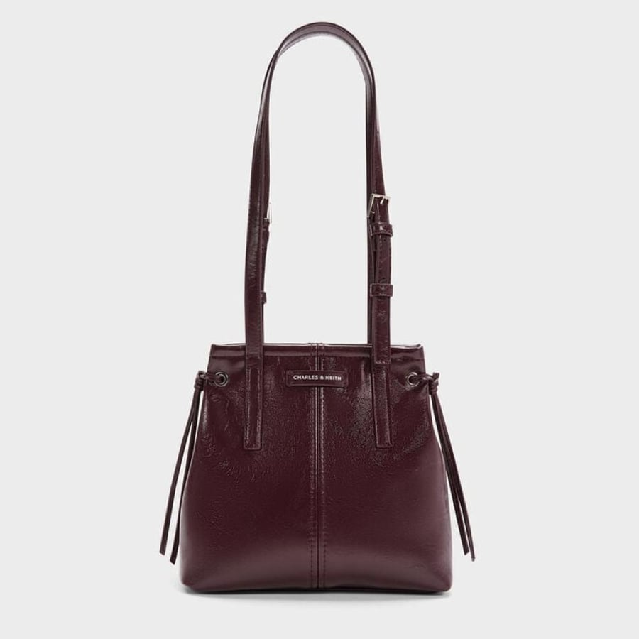 شنطة تشارلز اند كيث/مقاس سمول-اللون Wineberry Red