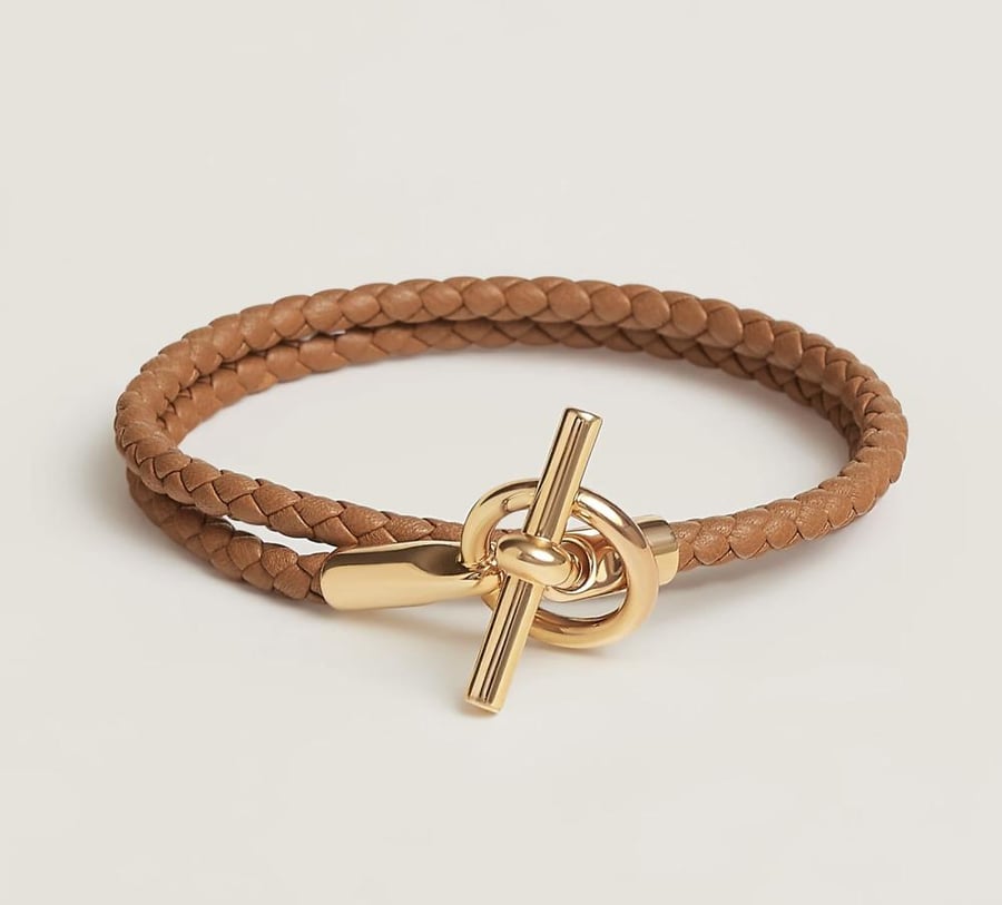 Hermes bracelet / brown color