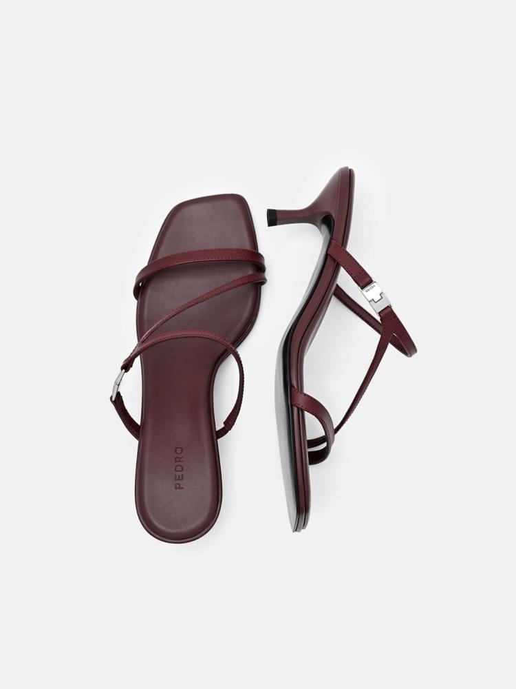 كعب بيدرو/لون Mahogany