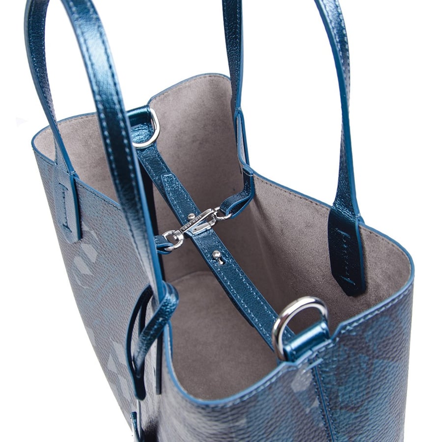 Lob Noir Bag / Mini Shopper - Petrol Met