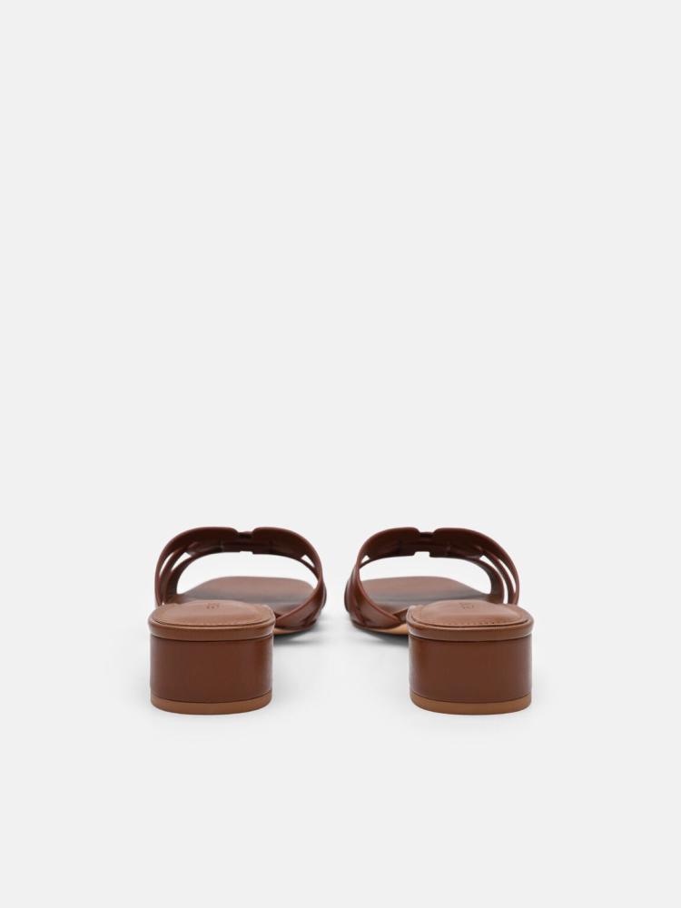 كعب بيدرو /لون Cognac