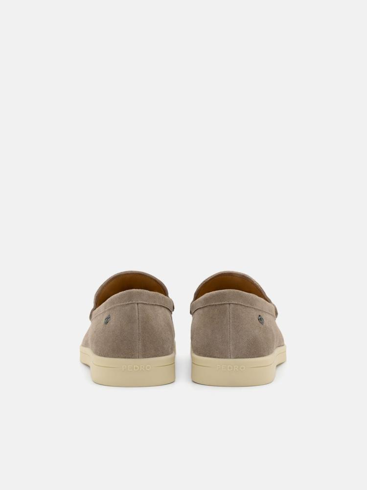 شوز بيدرو رجالي/لون Dark Taupe Suede
