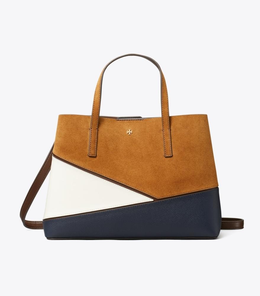 شنطة توري بورش توت باق/مقاس سمول-لون New Navy / Warm White / Chicory