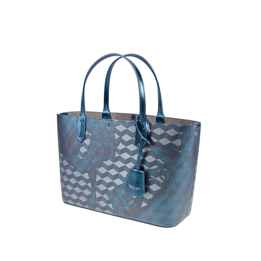 Lob Noir Bag / Mini Shopper - Petrol Met