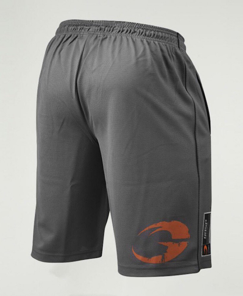 GASP PRO MESH GYM SHORTS - GREY/BLACK