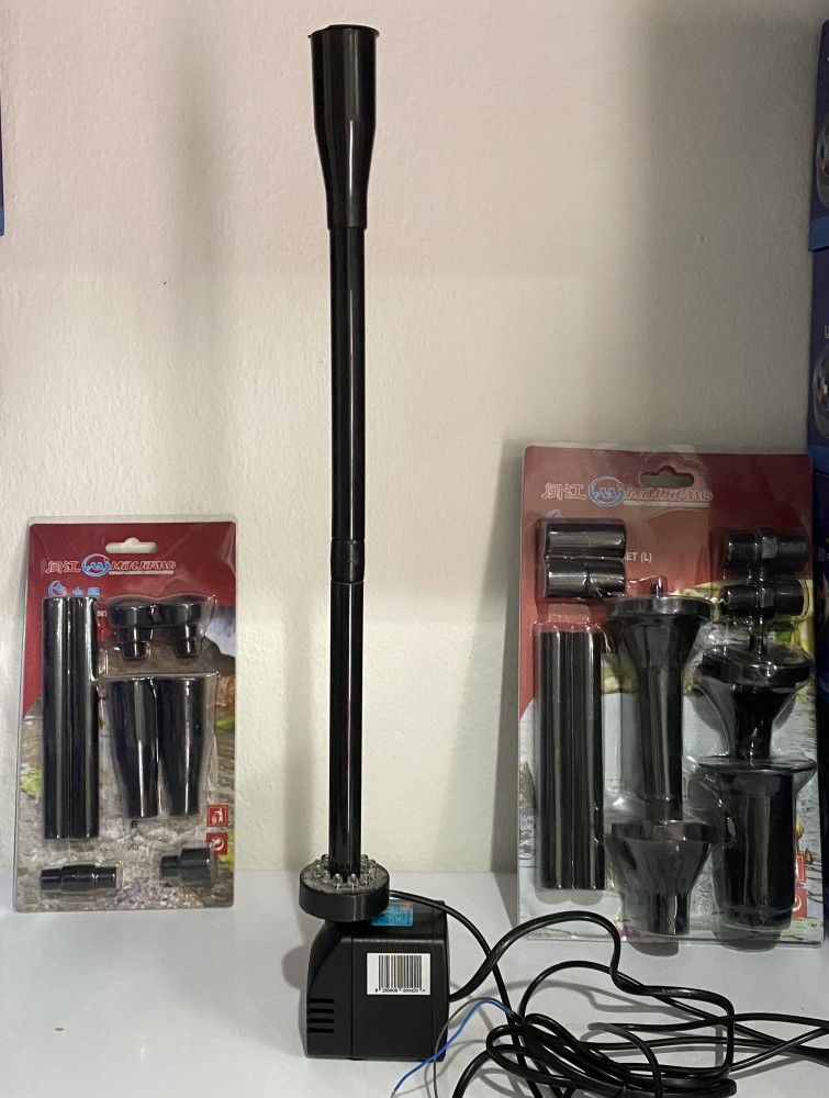 Small fountain set includes a diver 10-13 watt with small lighting, small set