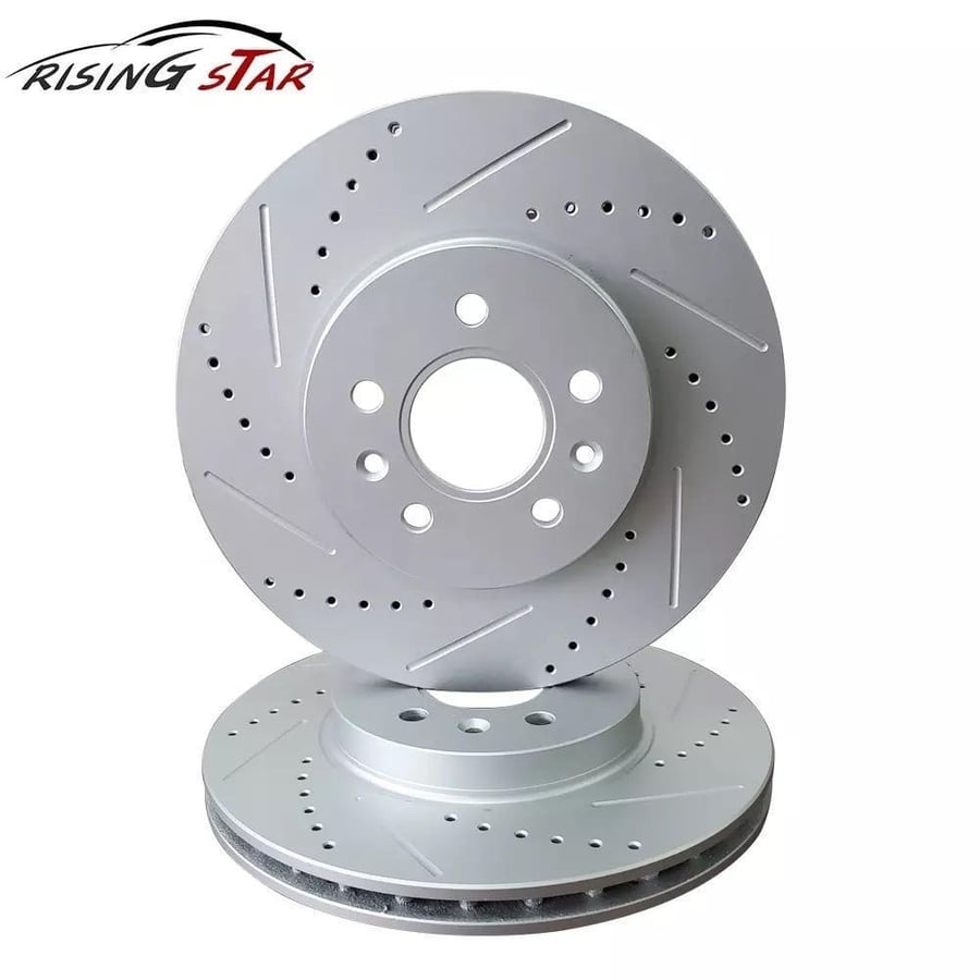 Sport package (Bosch ceramic brake pads + sport rotors) for Volkswagen Touareg 2004-2018 - Chassis number must match