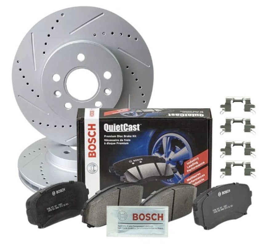 Sport package (Bosch ceramic brake pads + sport rotors) for Ford Edge