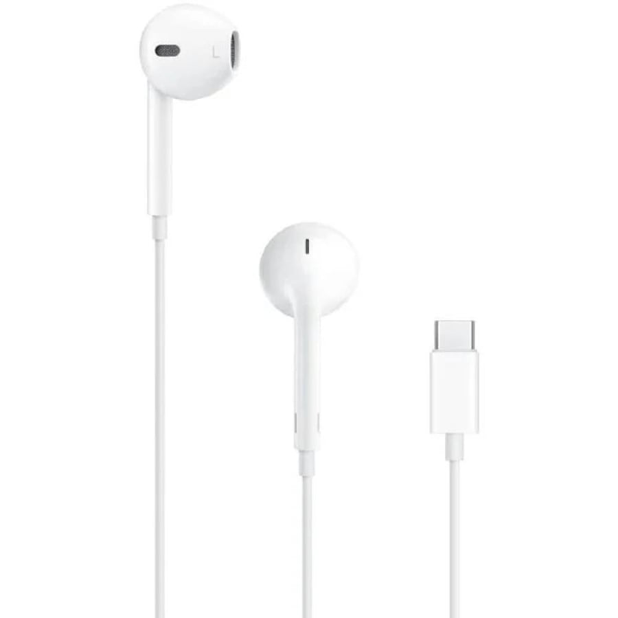 Wired earphone with Type-C port - White - Apple