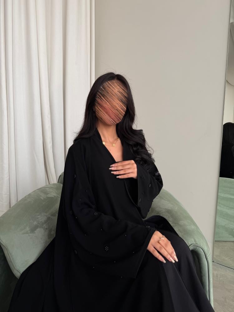 عباية لولو أسود