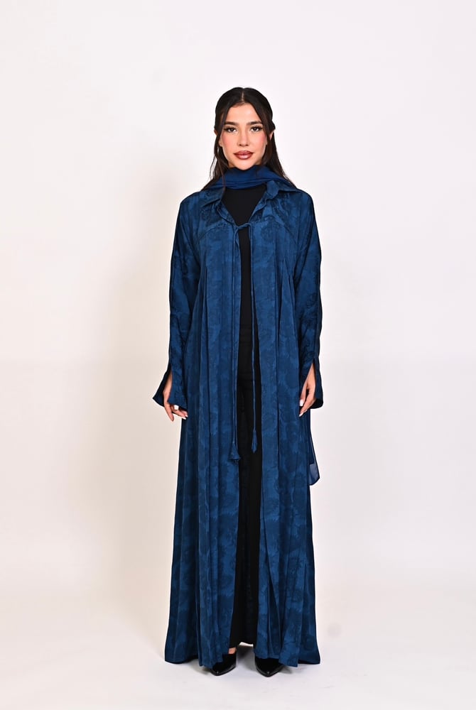 Prussian Blue Abaya