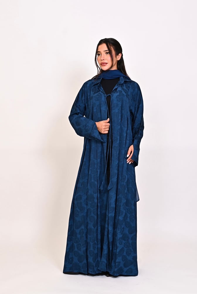 Prussian Blue Abaya