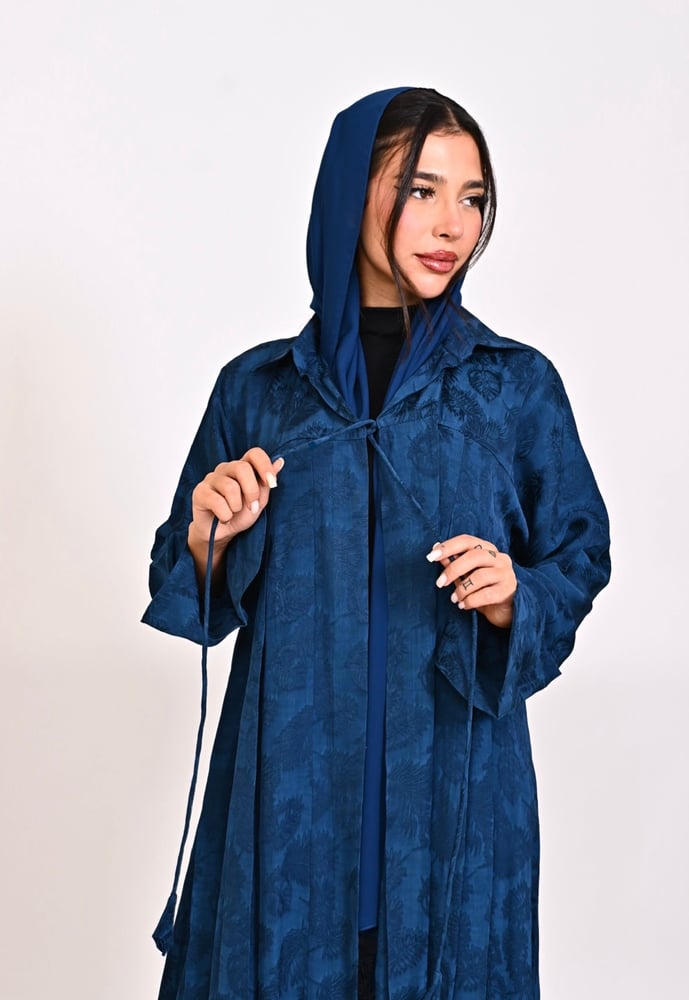 Prussian Blue Abaya
