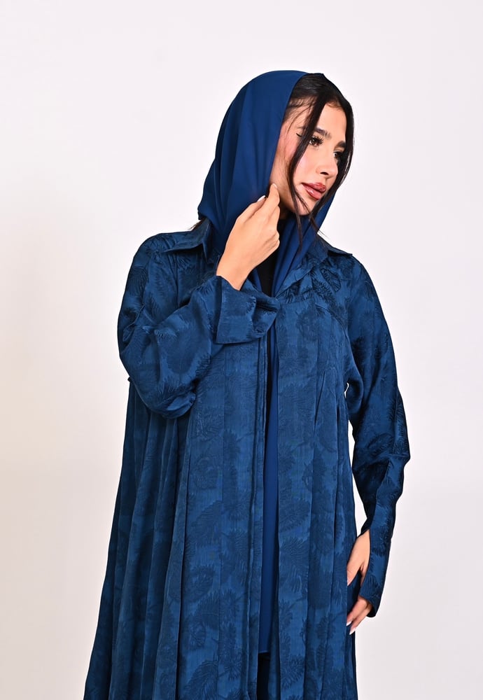 Prussian Blue Abaya