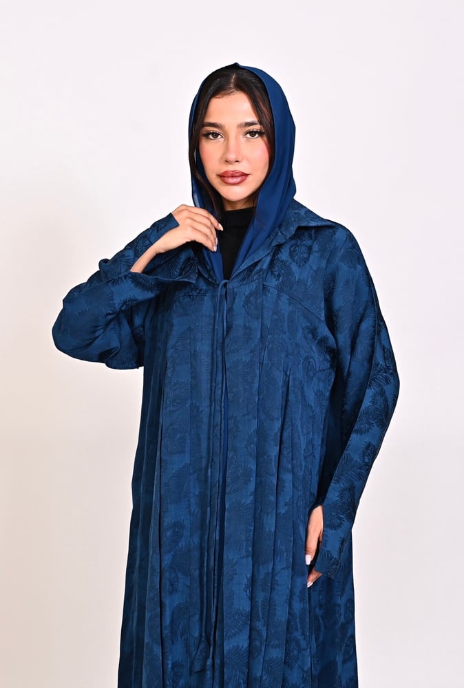 Prussian Blue Abaya