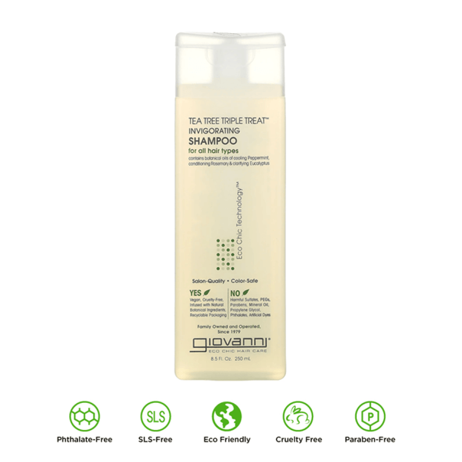 Giovanni Tea Tree Triple Treat Shampoo  250ml