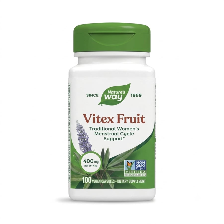فيتكس فروت Nature's Way Vitex Fruit 400mg – العبوة 100 كبسولة