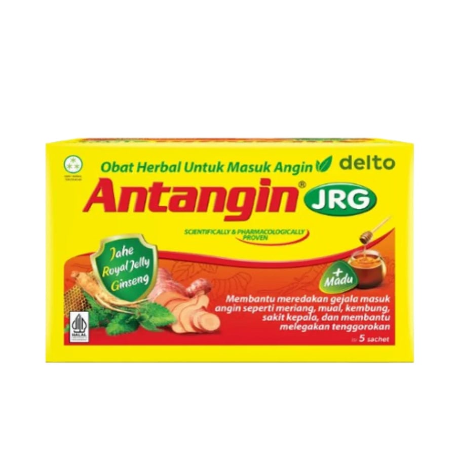 شراب أنتانجين بالأعشاب وزنجبيل اندونيسي  Antangin JRG Herbal Syrup.