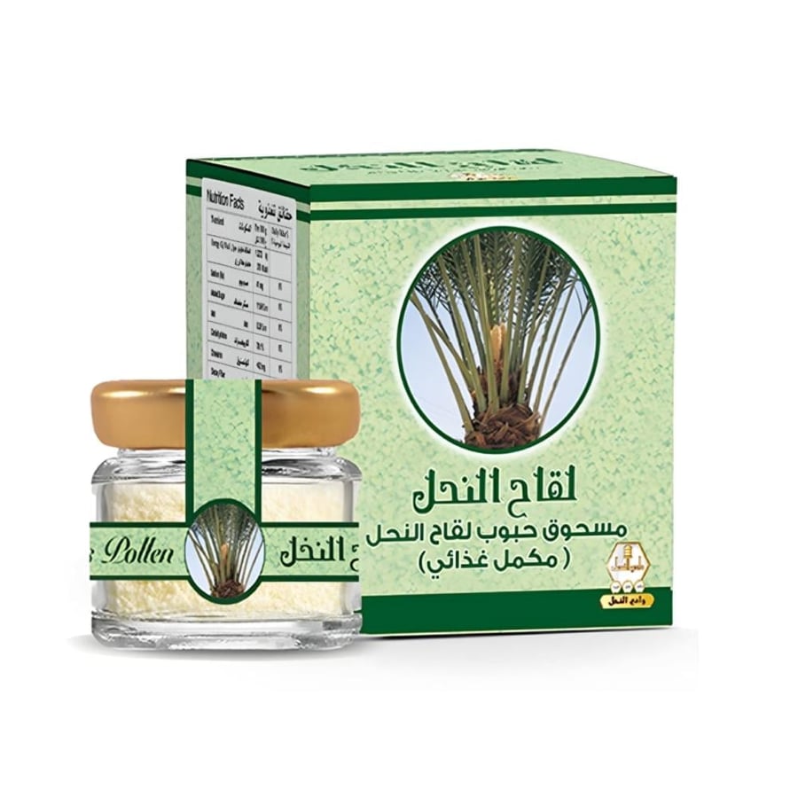 مسحوق حبوب لقاح النحل مكمل غذائي وادي النحل