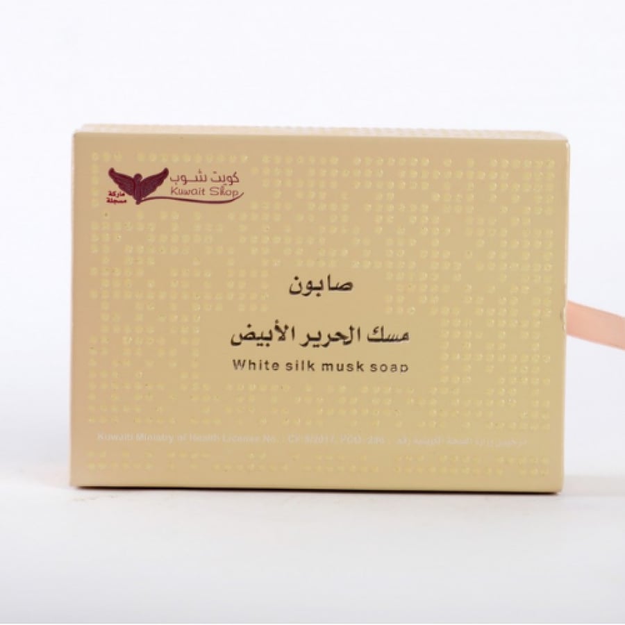 صابون مسك الحرير الأبيض كويت شوب 100جرام
